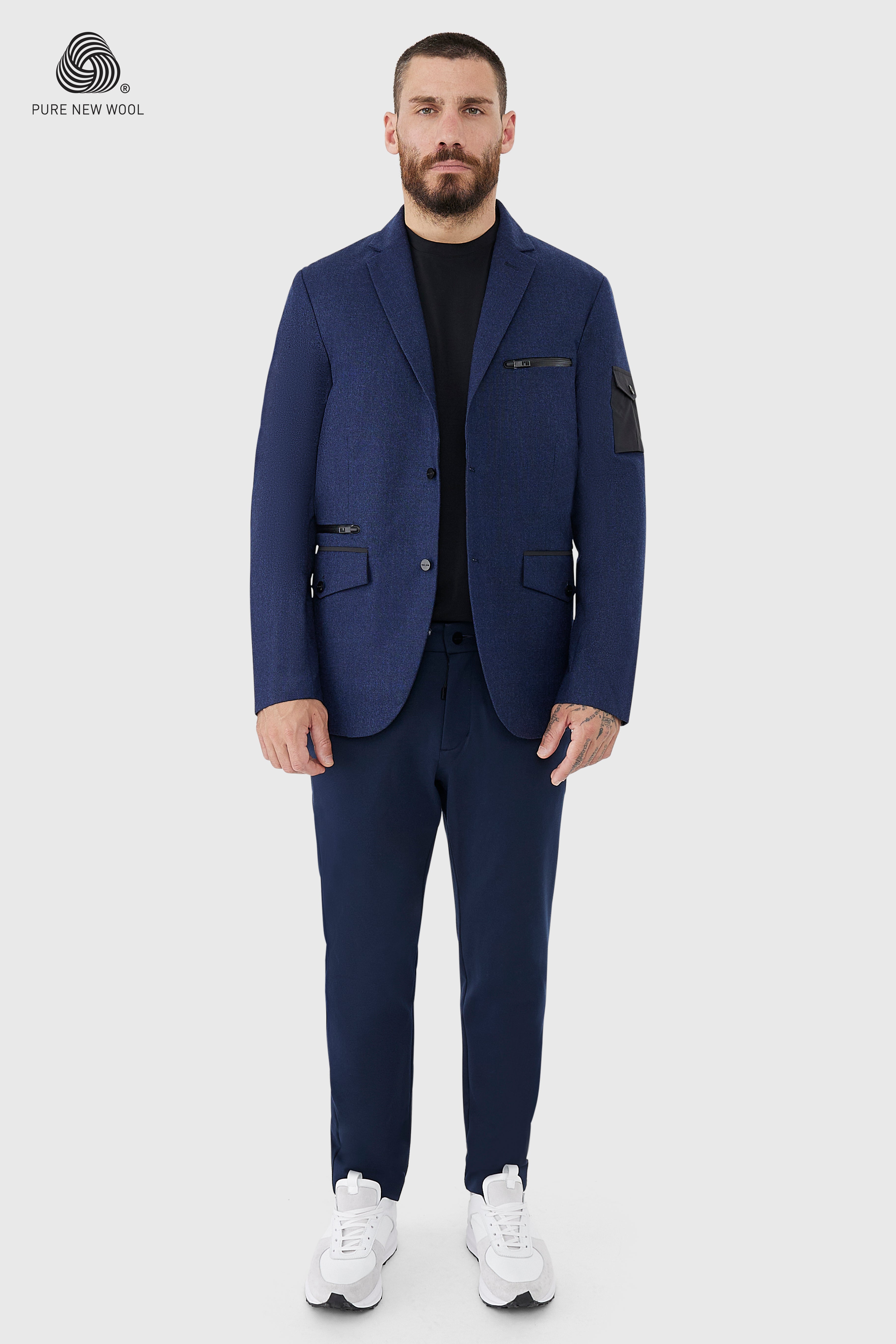 2.1 Woven Shield Merino Wool Blazer