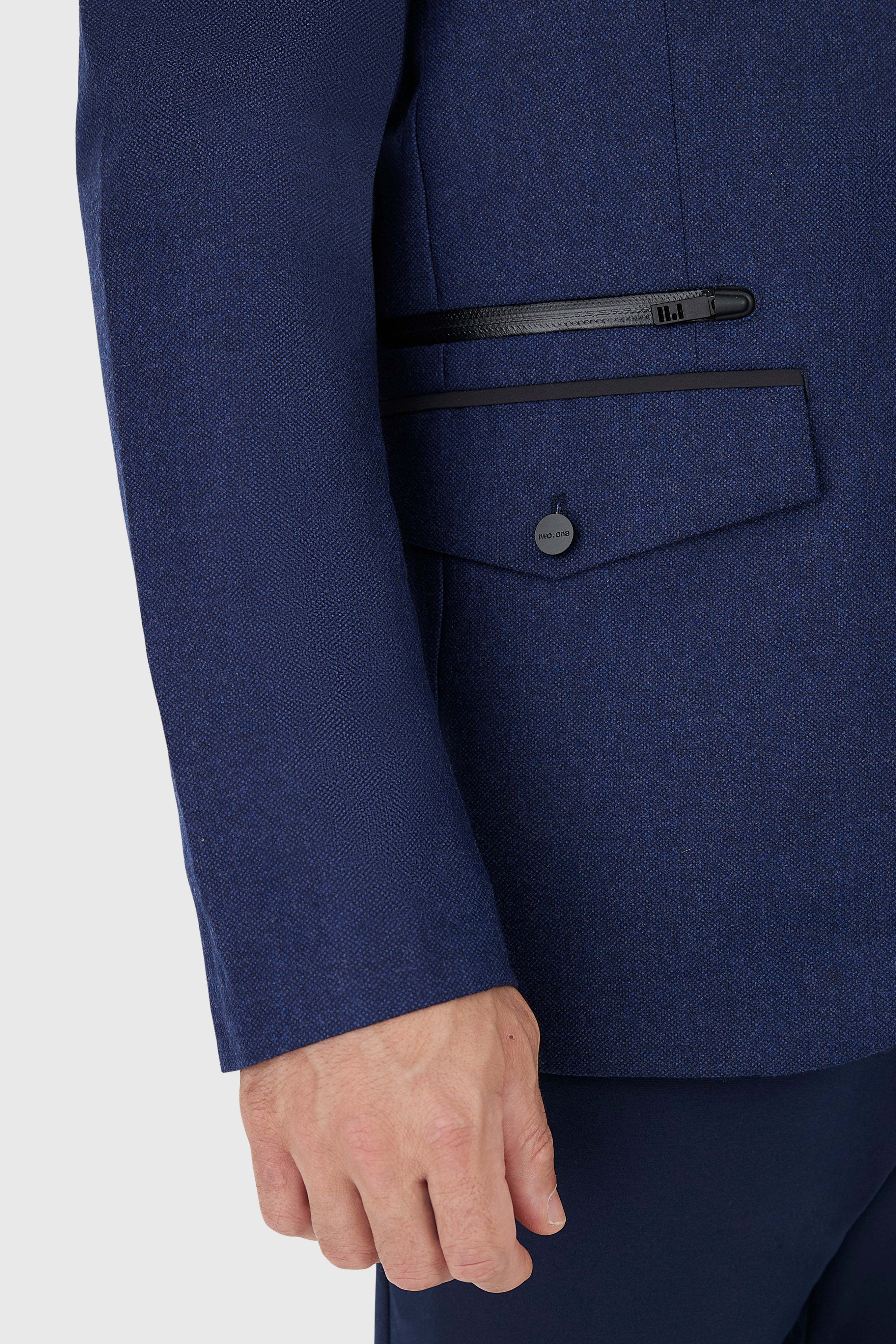 2.1 Woven Shield Merino Wool Blazer