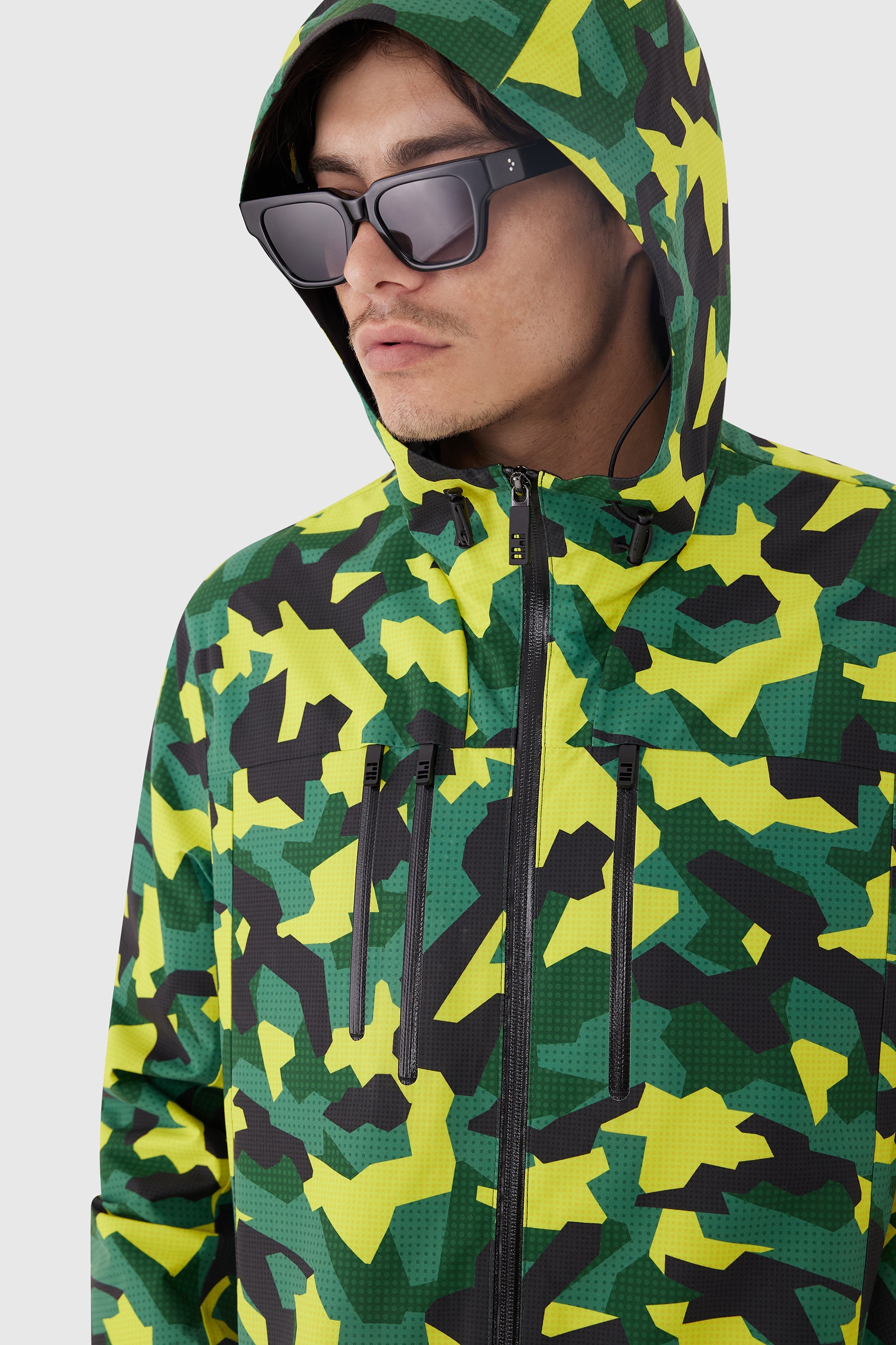 2.1 Graphic Hooded Rain Jacket